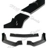 S SIZVER Painted Black Front Bumper Body Kit Spoiler Lip