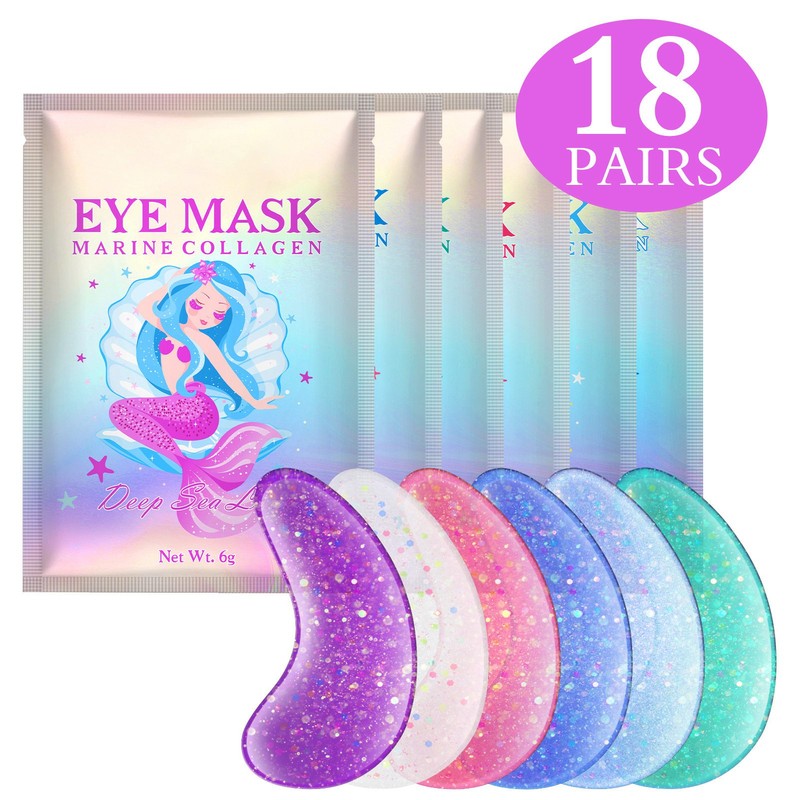 18 Pairs Collagen Under Eye Mask Moisturizing Dark Circles Removal