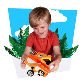 Convertimal Cars - Eagle from Deluxebase. Transformer Toy Cars and Robot Racer for Kids. A cool bird toy That is The #1 transforming car eagle toy for boys and girls