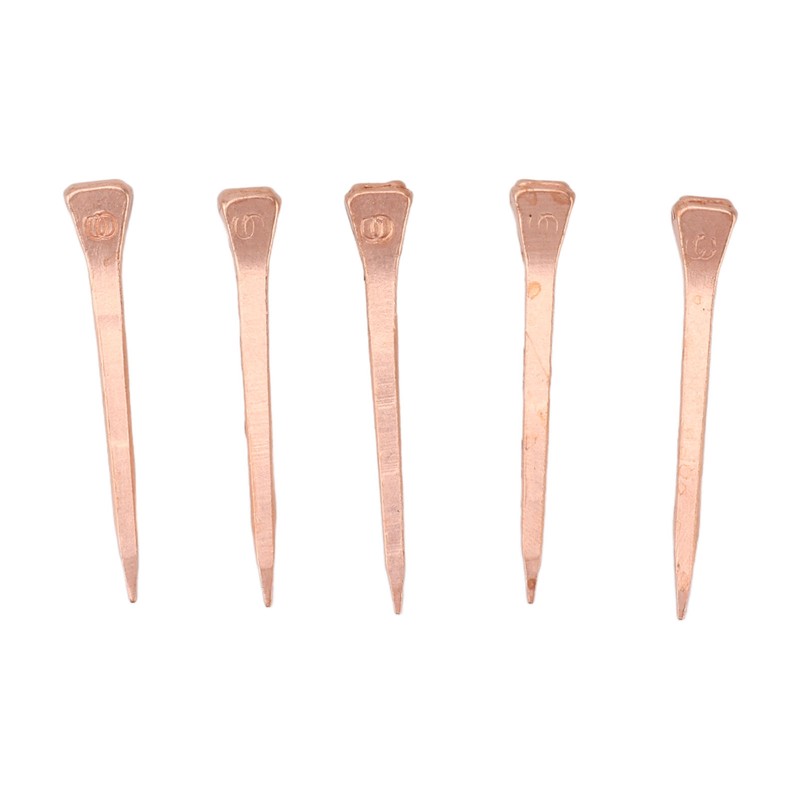 250Pcs Horseshoe Nails Copper Plated Rustproof Equestrian Riding Equipment Pet