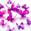 60PCS Butterfly Wall Decals - 3D Butterflies Decor Home Decoration