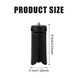 Mini Tripod for DJI Osmo Pocket 3 & 2, Portable Stand Black Mount Compatible with Osmo Pocket 3 & 2