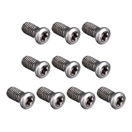 sourcing map M5x12mm Torx Screws For Replaces Carbide Insert CNC Lathe Tool 12.9 Grade Alloy Steel 10pcs