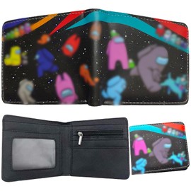 Benaton Children's Children's Cartoon Purses, Youth Cartoon Purse, Cartoon Coin Compartment, Wallet for Boys and Girls, Holds Change, ID and Coins, black, Child-safe, playful