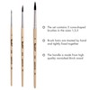 Roubloff (3 Pack) Professional Brush Set in Sizes 1-3-5 |