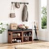 Small Shoe Bench for Entryway Shoe Bench with Cushion Shoe