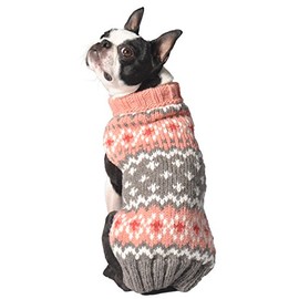 Chilly Dog Rose Fair isle Sweater, X-Large