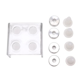 9mm Beak Type Lipstick Sample Mold Lip Balm Maker Making Tool DIY Accessories (4 Holes)