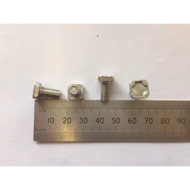 50 Vitavia SQUARE Bolts & Nuts for Vitavia, Eden, Halls,