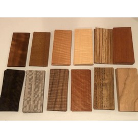 Exotic Fingerboard Wood Veneer Pack 60 Pieces Makes 12 Boards Maple Pre Cut