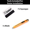 BOGAR TECH DESIGNS Rim Chrome Delete Overlay Film Compatible with