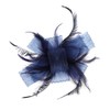Womens Retro Fascinator Hat Feather Mesh Net Veil Wedding Bridal