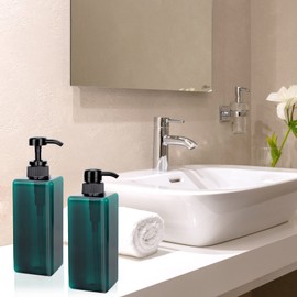 Suream Shampoo Dispenser Bottle - 22oz/650ml, Plastic Body Lotion Bottles with Pump, 3Packs Large Capatity Empty Containers for Bathroom Shower, Lotion, Liquid Soap, Baby Care, Hand Care, Massage Oil