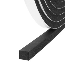 Storystore Foam Insulation Tape Self Adhesive,Weather Stripping for Doors and Windows,Sound Proof Soundproofing Door Seal,Weatherstrip,Air Conditioning Seal Strip (1/2In x 3/8In x 16.5Ft)