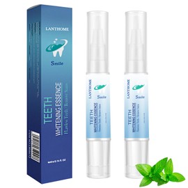 Teeth Whitening Pen,Teeth Whitening Essence,Teeth Whitening Gel,Teeth Stain Remover to Whiten Teeth,Intensive Stain Removal Teeth Reduce Yellowing (2pcs)