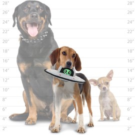 TUFFY® - World's Tuffest Soft Dog Toy - Alien - Multiple Layers. Made Durable, Strong & Tough. Interactive Play (Tug, Toss & Fetch). Machine Washable & Floats. (UFO, Large 2 Pack)