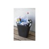 Rubbermaid Commercial Products Resin Wastebasket/Trash Can, 7-Gallon/28-Quart, Black, Plastic, for