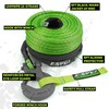 Synthetic Winch Rope Kit, 1/4" x 50ft 10000LBS Blue Winch