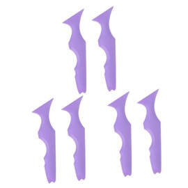 Baluue 3sets Ergonomic Handle Eyeliner Stencil Reusable Eye Makeup Aid Perfect for Beginners 2pcs*3