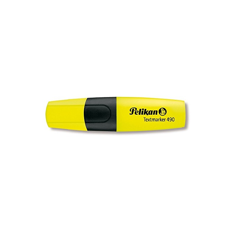 Pelikan Pack of 3 textmarkers 490, Neon Yellow