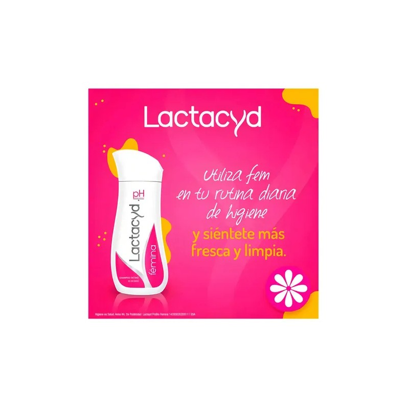 Shampoo Íntimo Lactacyd Femina de Uso Diario Botella de 80ml