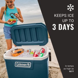 Coleman Classic Series Insulated Portable Cooler, Leak-Resistant Outdoor Hard Cooler Keeps Ice up to 5 Days, 70-Quart | Coleman