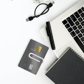 2 Pieces Stainless Steel Money Clip Men's Money Clip Decorative Paper Clips Metal Letter Clips Paper Supplies Money Clip for Office School Bill Cards Cash Document, silver, Minimal