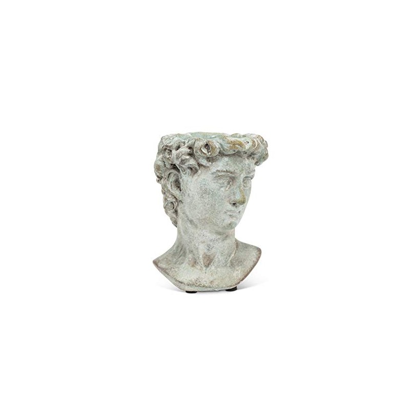 Abbott Collection Extra Small Male Head Planter-6" H