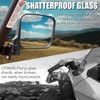 Side Mirrors and Center Rear View Mirror Kit for Yamaha