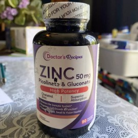 Doctor's Recipes Doctor’s Recipes Zinc Capsules 50mg Zinc Picolinate 90ct Exp 12/25+