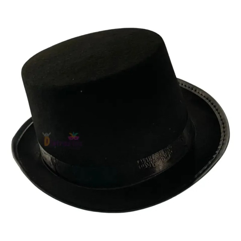 Bonete de Fieltro Negro para Adultos – Sombrero Catrín de