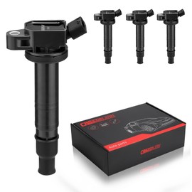 CASEONJAN Ignition Coil Pack UF495 90919-02248, Compatible with Lexus IS F Scion xB Toyota XRS Matrix Tacoma Tundra 4Runner FJ Cruiser - 2.4L 2.7L 4.0L 5.0L V6 Replaces 5C1419 C1426 UF495, Set of 4