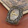 YOQUCOL Western Belt Buckle Initial Alphabet Letter Cowboy Rodeo Belt