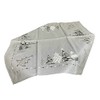 Glittering Christmas Tablecloth with Christmas Tree and Stars in Elegant