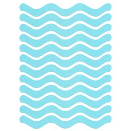 HARFINGTON 12pcs Non Slip Bathtub Stickers Bath Shower Floor 7.1" Anti-Slip Sticker Tape S-Shape Style Decals for Bathroom Kitchen Bathtub Treads Stairs, Blue