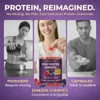 EMAZEN Whey Protein Gummies, Sugar Free, Low Carb Keto Snacks
