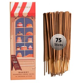 Folkulture Incense Sticks for Home | Pack of 75 (8") Incense Sticks for Meditation & Spiritual Practice | Organic Insence Aromatherapy Inscents-Sticks | Inscent Stick for Gifts for Women