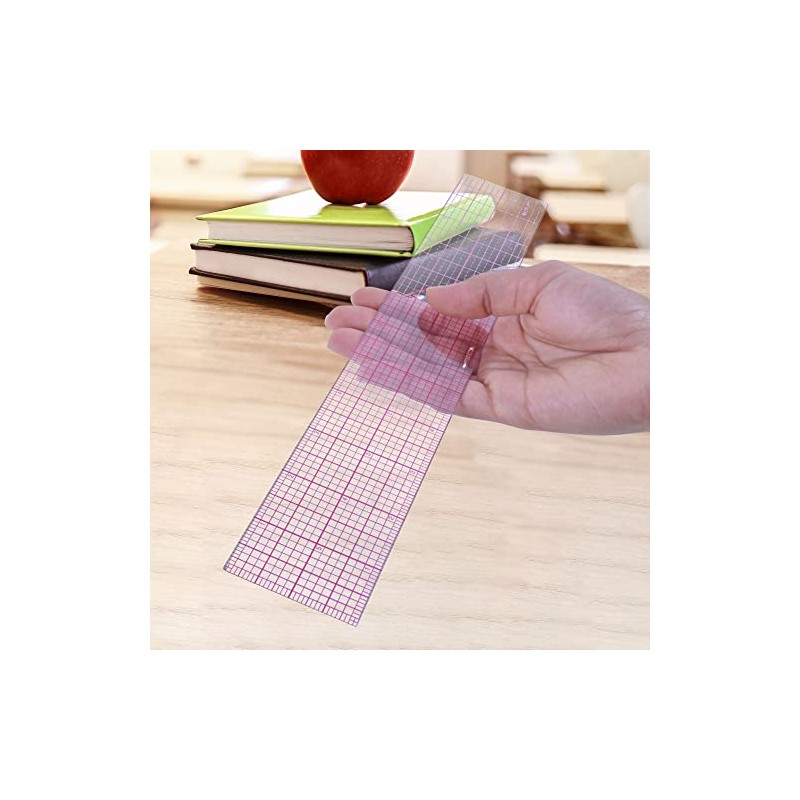 Westcott 8ths 12-Inch Beveled Transparent Ruler (B-70)