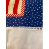 Panel of 4 patriotic flag blocks 19" x 14 "(pledge