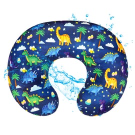 Hooyax Baby Waterproof Nursing Pillow Cover, Stretchy Nursing Covers for Breastfeeding Pillows, Adorable Infant Feeding Pillow Slipcover for Baby Boy and Girls (Dinosaur)