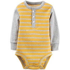 Carter's Baby Boys' Single Bodysuit 118g771, Yellow, 3 Months