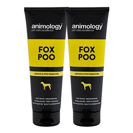 Animology Fox Poo Deodorising Dog Shampoo, Twin Pack, 250ml