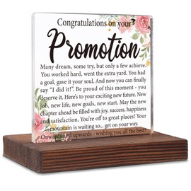 Promotion Gifts for Women Men Him Her, New Job Promotion Gifts Ideas, Congratulations gifts for Coworker Teachers Leader Supervisors Mentor Coach Friends Nurses, Office Desk Decor Sign SWK238