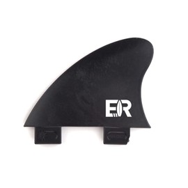 Eisbach Riders River Surfing Surfboard FCS Trailer Fin (Black, Medium - 2.6 Inches)