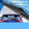 28"+14" Windshield Wiper Blade Replacement Kit for 2012-2019 Prius C