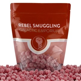 Sour Cherry Candy Buttons Bulk 1lb Bag by Rebel Smuggling Galactic Emporium