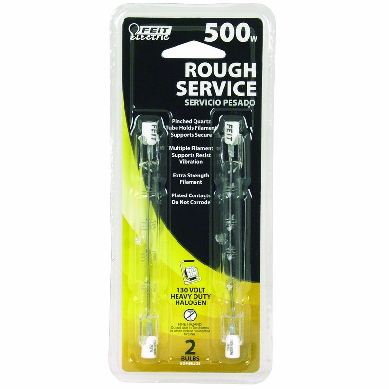 500 Watt Warm White T3 Dimmable Halogen Rough Service Light