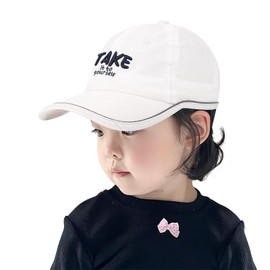 Kids Mesh Baseball Cap UV Protection Sun Hat Breathable Quick Dry Trucker Hat Outdoor Golf Tennis Sport Visor Boys Girls, White, 2-8 Years