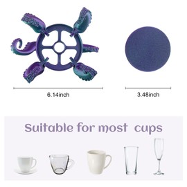 Funny Grip Coasters for Drinks, Fun Creative Coasters, Cute Coffee Coaster for Home Decor Tabletop Protection Suitable for Kinds Cups