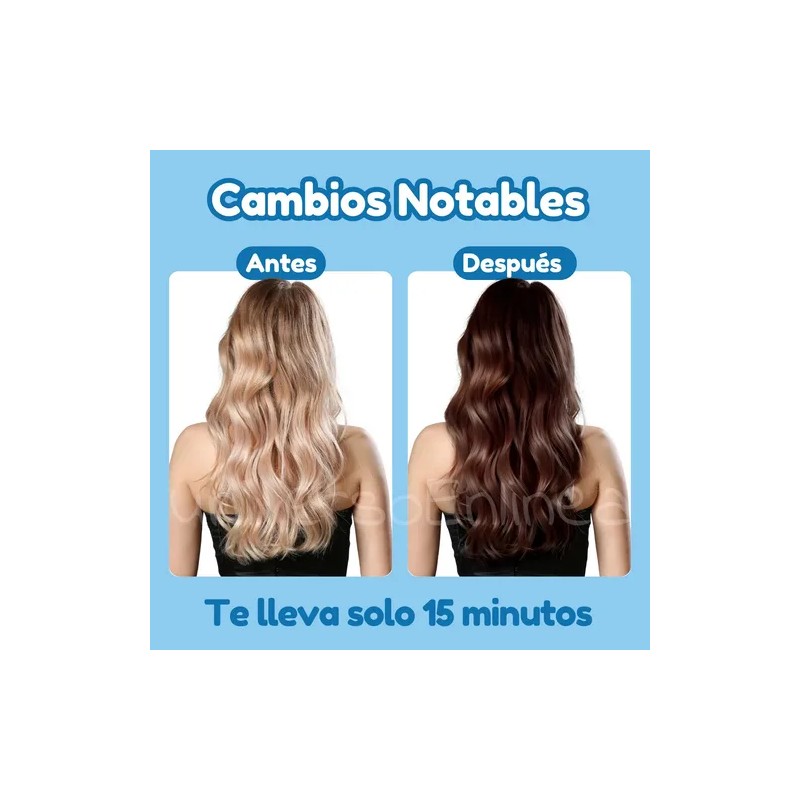 Shampoo Tinte Instantáneo Natural Cubre Canas Jengibre 120pz